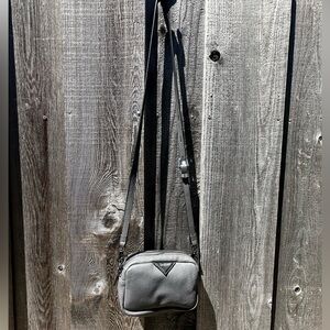 Botkier Dark Gray Leather Camera Bag